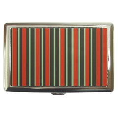 Festive Stripe Cigarette Money Case by Colorfulart23