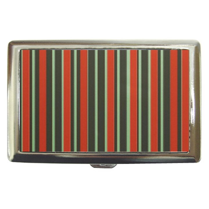 Festive Stripe Cigarette Money Case