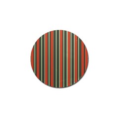 Festive Stripe Golf Ball Marker by Colorfulart23