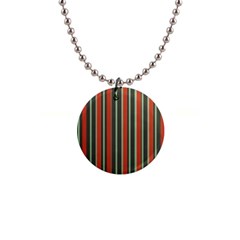 Festive Stripe Button Necklace by Colorfulart23