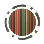 Festive Stripe Poker Chip Back