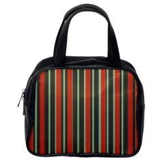 Festive Stripe Classic Handbag (one Side)