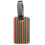 Festive Stripe Luggage Tag (Two Sides) Back