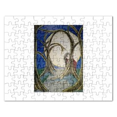 Beware Of Strangers (2) Jigsaw Puzzle (rectangle) by MidnightBlueFrog