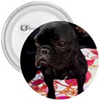 French Bulldog Sitting 3  Button Front