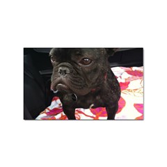 French Bulldog Sitting Sticker (rectangle)