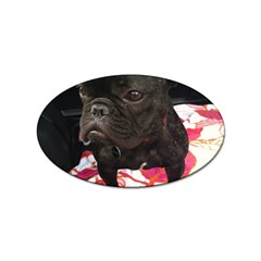 French Bulldog Sitting Sticker 10 Pack (oval)