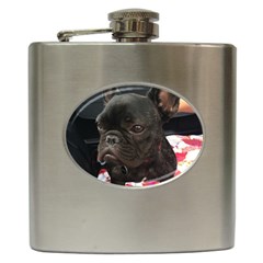 French Bulldog Sitting Hip Flask by StuffOrSomething