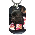 French Bulldog Sitting Dog Tag (Two-sided)  Front