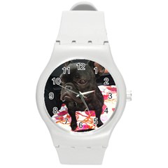 French Bulldog Sitting Plastic Sport Watch (medium) by StuffOrSomething