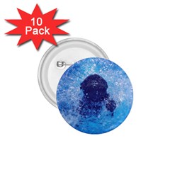 French Bulldog Swimming 1 75  Button (10 Pack)