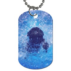 French Bulldog Swimming Dog Tag (one Sided) by StuffOrSomething