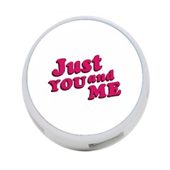 Just You And Me Typographic Statement Design 4-port Usb Hub (two Sides)