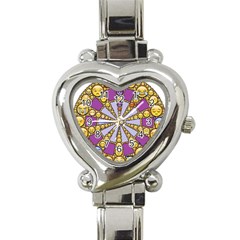 Circle Of Emotions Heart Italian Charm Watch  by FunWithFibro