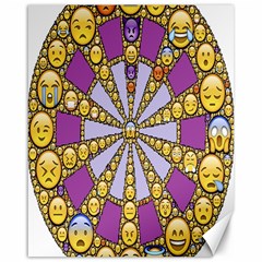 Circle Of Emotions Canvas 16  X 20  (unframed) by FunWithFibro