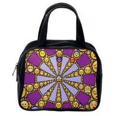 Circle Of Emotions Classic Handbag (one Side) by FunWithFibro