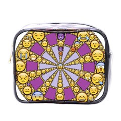 Circle Of Emotions Mini Travel Toiletry Bag (one Side)