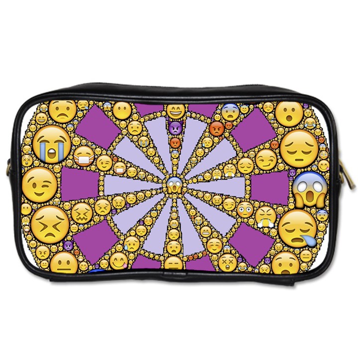 Circle Of Emotions Travel Toiletry Bag (Two Sides)