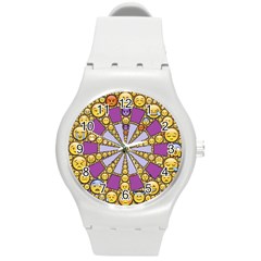 Circle Of Emotions Plastic Sport Watch (medium) by FunWithFibro