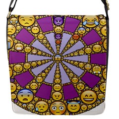 Circle Of Emotions Flap Closure Messenger Bag (small) by FunWithFibro