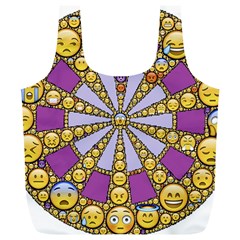 Circle Of Emotions Reusable Bag (xl) by FunWithFibro