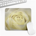  Cream Rose Large Mouse Pad (Rectangle) Front