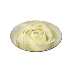  Cream Rose Sticker (oval) by Colorfulart23