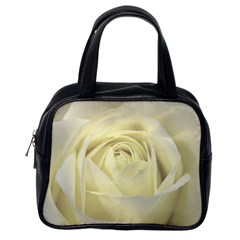  Cream Rose Classic Handbag (one Side) by Colorfulart23