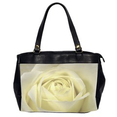  Cream Rose Oversize Office Handbag (two Sides)