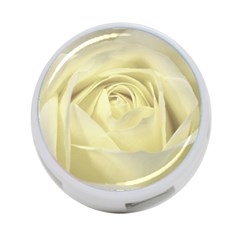  Cream Rose 4-port Usb Hub (one Side) by Colorfulart23