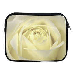  Cream Rose Apple Ipad Zippered Sleeve by Colorfulart23