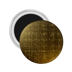 Gold 2 25  Button Magnet