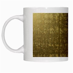 Gold White Coffee Mug