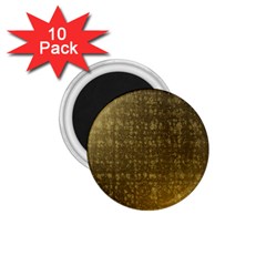 Gold 1 75  Button Magnet (10 Pack)