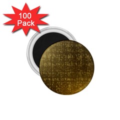 Gold 1 75  Button Magnet (100 Pack)