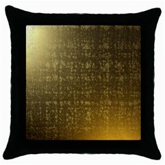 Gold Black Throw Pillow Case