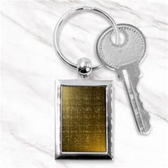 Gold Key Chain (rectangle)