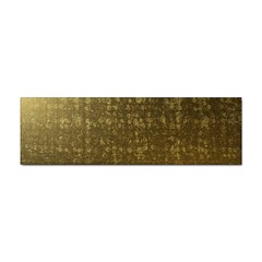 Gold Bumper Sticker