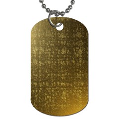 Gold Dog Tag (two-sided) 