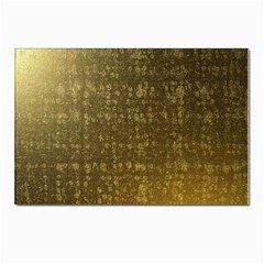 Gold Postcard 4 x 6  (10 Pack)