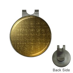 Gold Hat Clip With Golf Ball Marker