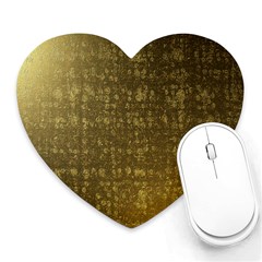 Gold Mouse Pad (heart)