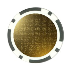 Gold Poker Chip by Colorfulart23