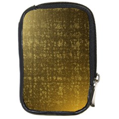 Gold Compact Camera Leather Case