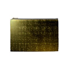 Gold Cosmetic Bag (medium) by Colorfulart23