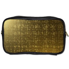 Gold Travel Toiletry Bag (two Sides)