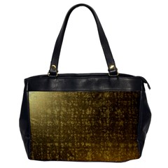 Gold Oversize Office Handbag (one Side) by Colorfulart23