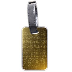 Gold Luggage Tag (two Sides)