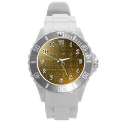 Gold Plastic Sport Watch (large) by Colorfulart23