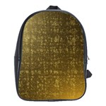 Gold School Bag (XL) Front